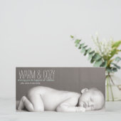 ウォーム&コージーファミリーフォトカード シーズンカード (スタンド正面)