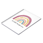 ウォーモダンタカラーボホレインボーカスタム ノートブック (左側)