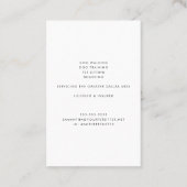 ウォーモダントカラーペットシッタードッグウォーカートレーナー 名刺 (裏面)