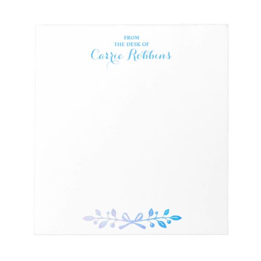 ウォーモダンパーソナライズされたタカラーパステル ノートパッド (正面)