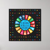 ウォーモダンルエレガントアートギャラリーアートキャンバスアート キャンバスプリント (正面)