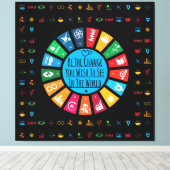 ウォーモダンルエレガントアートギャラリーアートキャンバスアート キャンバスプリント (インサイチュ (ウッドフロア))