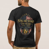 ウォーリアーズ・パス 依然立ち続ける 250周年記念Tシャツ Tシャツ (裏面)