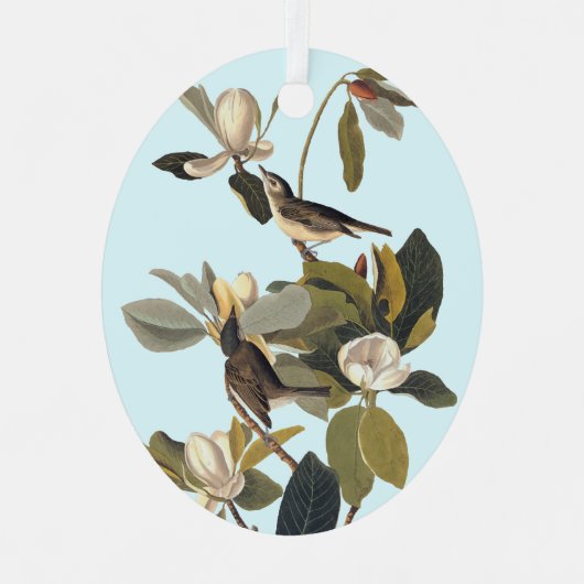 ウォーリングフライキャッチャーKingbirdsヴィンテージオードボン メタルオーナメント (正面)