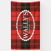 ウォーリーの自家製グッズのバナー（プレイド） 横断幕 (縦)