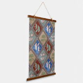 ウォールぶら下がったズ・タペストリー、ジンコ葉ズ 吊り下げ型タペストリー (傾斜あり)