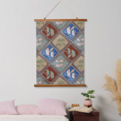 ウォールぶら下がったズ・タペストリー、ジンコ葉ズ 吊り下げ型タペストリー (寝室)