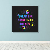 ウォールやる気を起こさせるアートカンヴァアート キャンバスプリント (インサイチュ (ウッドフロア))