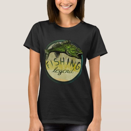 ウォールアイ フィッシング伝説 Tシャツ (正面)