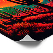 ウォールアートがある ポスター (角)