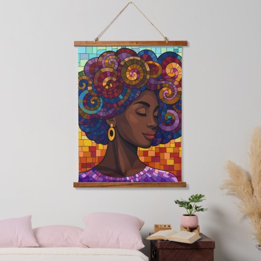 ウォールアートとデコ 吊り下げ型タペストリー (寝室)