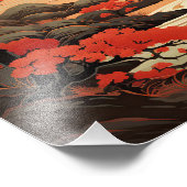 ウォールアートの日本の風景 フォトプリント            (角)