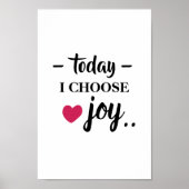 ウォールアートやる気を起こさせる引用文- joy ポスター (正面)