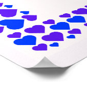 ウォールアートをサポートする人々に感謝 ポスター (角)