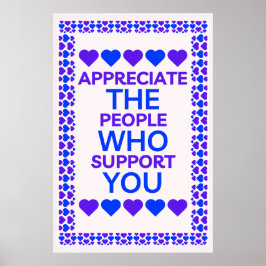 ウォールアートをサポートする人々に感謝 ポスター