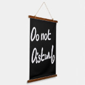 ウォールアートを邪魔しない 吊り下げ型タペストリー (傾斜あり)