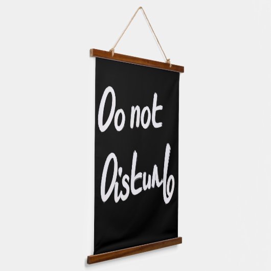 ウォールアートを邪魔しない 吊り下げ型タペストリー (傾斜あり)