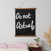 ウォールアートを邪魔しない 吊り下げ型タペストリー (寝室)