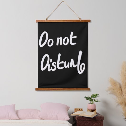 ウォールアートを邪魔しない 吊り下げ型タペストリー (寝室)