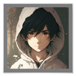 ウォールアートアニメボーイ・ポスター フォトプリント