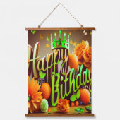 ウォールアートデコールタペストリー 吊り下げ型タペストリー (正面)