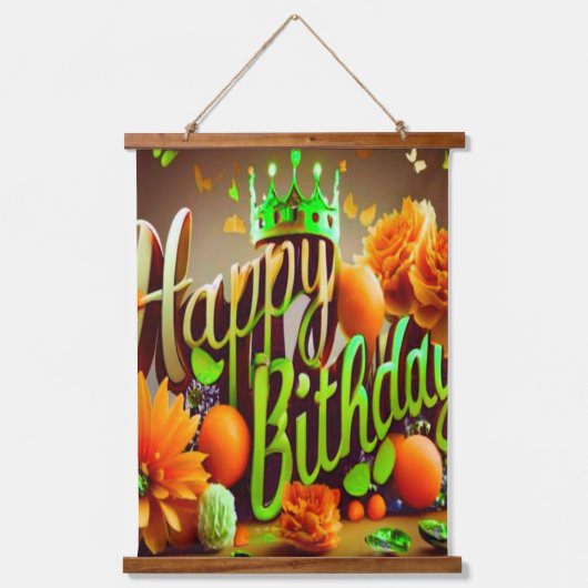 ウォールアートデコールタペストリー 吊り下げ型タペストリー (正面)