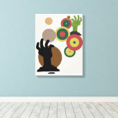 ウォールアートデザイン キャンバスプリント (インサイチュ (ウッドフロア))