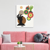 ウォールアートデザイン キャンバスプリント (インサイチュ (リビング))