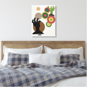 ウォールアートデザイン キャンバスプリント (インサイチュ (寝室))