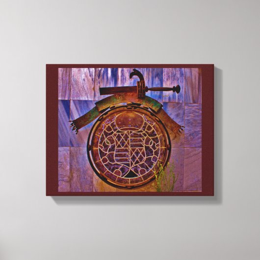 ウォールアートデザイン キャンバスプリント (正面)