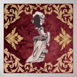 ウォールアートビクトリアンポスター ポスター