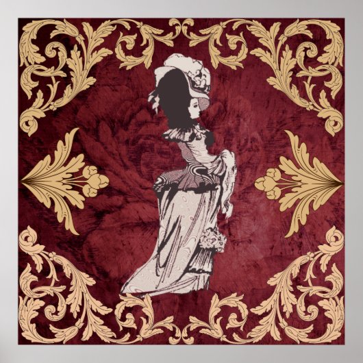 ウォールアートビクトリアンポスター ポスター (正面)