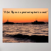 ウォールアートフィッシャーマンズ祈りの言葉 ポスター (正面)