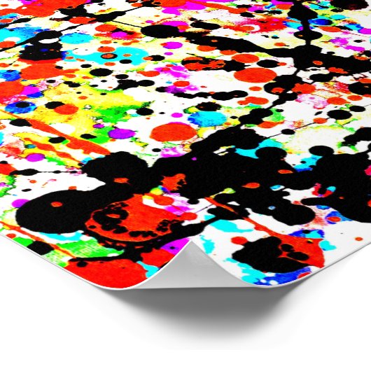 ウォールアートプリントのオリジナル絵を描抽象芸術 ポスター (角)