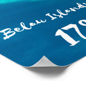 ウォールアートベラウ諸島1783 ポスター (角)