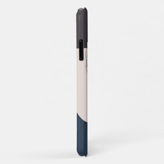 ウォールアートボホアートウーマンラインアートの創造性 Case-Mate iPhoneケース (裏面/右)