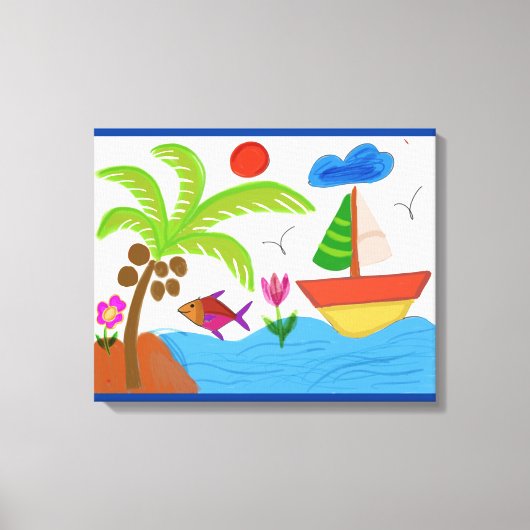 ウォールアートポスター キャンバスプリント (正面)