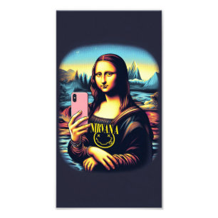 ウォールアートモナリサ素晴らしポートレートア絵を描ート フォトプリント