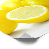 ウォールアートレモンのポスター ポスター (角)