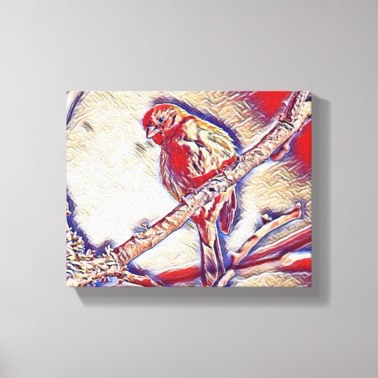 ウォールアート制作 – 筆の跡の旅» キャンバスプリント (正面)