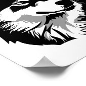 ウォールアート愛犬家 ポスター (角)