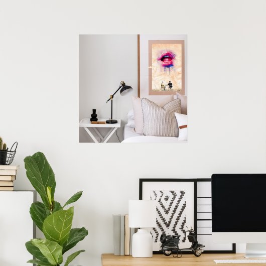 ウォールアート (ホームオフィス)