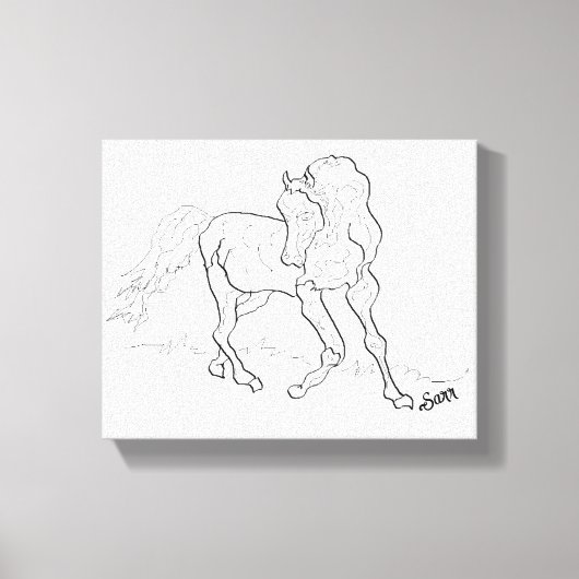 ウォールアート：アラビア語 キャンバスプリント (正面)