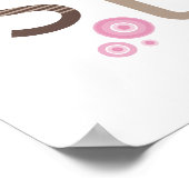 ウォールアート：:タイポグラフィ-トレンディーアルファベット5 ポスター (角)