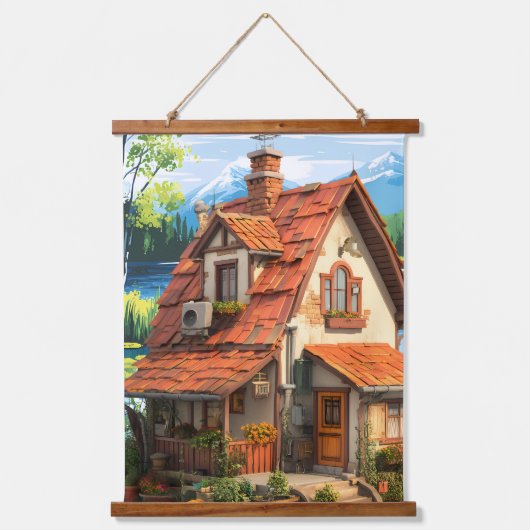 ウォールアート，タペストリー 吊り下げ型タペストリー (正面)