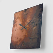 ウォールアート&デコル>時計 スクエア壁時計 (傾斜)