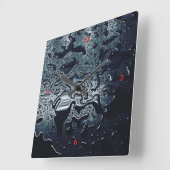 ウォールアート&デコル>時計 スクエア壁時計 (傾斜)