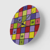 ウォールアート&デコル>時計 ラウンド壁時計 (傾斜)