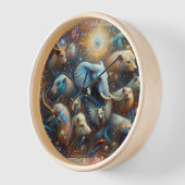 ウォールアート&デコールクロック 壁時計 (傾斜)