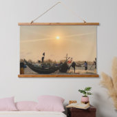 ウォールアート&デコールタペストリー 吊り下げ型タペストリー (寝室)